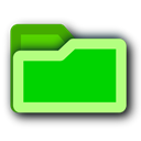Folder, green Lime icon