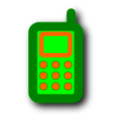 Cell, telephone, Tel, phone Black icon
