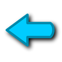 Arrow, Back, previous, Left, prev, Backward Black icon