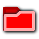red, Folder Red icon