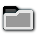 Folder, Black DarkGray icon