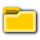 yellow, Folder Gold icon