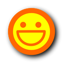 Emotion, Emoticon, happy, smile Black icon