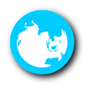 planet, Blue, globe, earth, world DeepSkyBlue icon