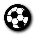 Football, sport Black icon