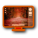 Orange, Desktop Black icon