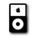 Black, ipod, video Black icon