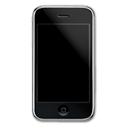 smartphone, mobile phone, Iphone, Front, Cell phone Black icon