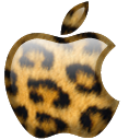 Tiger, Apple, Animal, Logo Black icon