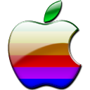 Apple, classical Black icon