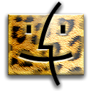 Animal, Tiger, Finder Black icon