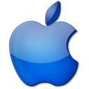 Logo, Blue, Apple CornflowerBlue icon