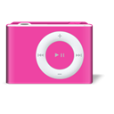 shuffle, ipod, rose HotPink icon