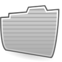 visiting, Folder Silver icon