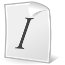 File, italic, Format, document, Text WhiteSmoke icon