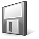 Floppy, save, media Black icon