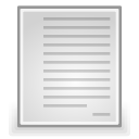 File, document, Text, generic Gainsboro icon
