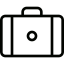 Briefcase, baggage, travelling, luggage, trip Black icon