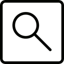 detective, square, Searching, tool, Squares, search Black icon