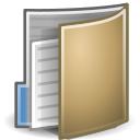 document, open, paper, File DarkKhaki icon