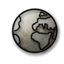 Gnome, globe, planet, world, earth Black icon