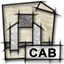 Cab, Application, mime, Gnome Black icon