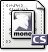 Gnome, document, File, Text, Csharp, mime WhiteSmoke icon