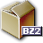 bzip, Application, Gnome, mime Black icon