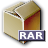 Rar, Gnome, Application, mime Black icon
