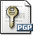 Gnome, Application, mime, Key, password, Pgp Gainsboro icon