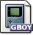 Application, mime, rom, Gnome, Gameboy Black icon