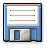 Floppy, Gnome, save, Dev Black icon