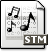 Stm, Gnome, Audio, mime WhiteSmoke icon