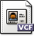 Gnome, Text, File, mime, Vcard, document, profile, business card Gainsboro icon