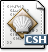 Text, mime, document, File, Csh, Gnome Gainsboro icon