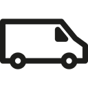 transport, Delivery Truck, vehicle, Automobile, trucking Black icon