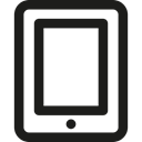 smartphone, technology, Tablet, Technological, touch screen Black icon