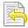 Revert, File, paper, document WhiteSmoke icon