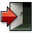 sign out, logout, quit, Exit, Gnome Black icon