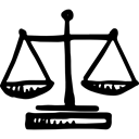 Judging, Balance, law, Measuring, measure, judge Black icon