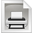 Postscript, mime, Application, Gnome DarkGray icon