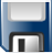 Dev, Gnome, Floppy, save MidnightBlue icon