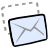 stock, envelop, Message, mail, Move, Email, Letter Lavender icon