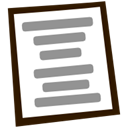 File, Text, Center, document LightSlateGray icon