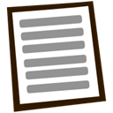 document, Text, Block, File LightSlateGray icon