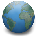 earth, Gnome, globe, planet, world DarkSlateGray icon