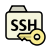 ssh, Gnome Black icon