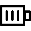 technology, Batteries, battery status, charge, Battery Level, Charging Status Black icon