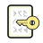 password, Gnome, Application, Key, Pgp, mime Black icon