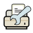Gnome, property, printer, Print Gainsboro icon